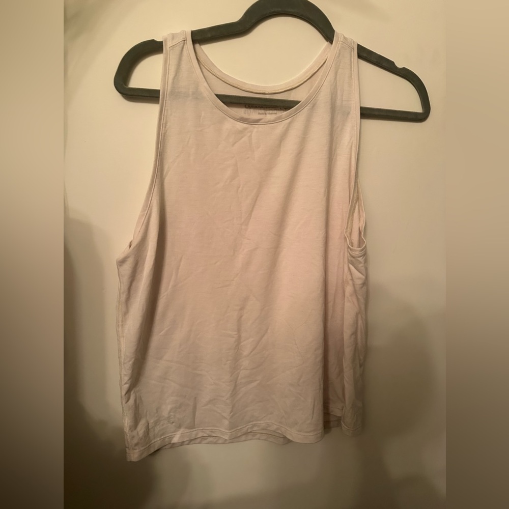 Outdoor Voices workout tank, light pink